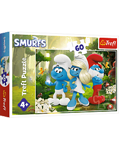 Puzzle 60 el. Smerfy, Zaczarowany Las - opakowanie