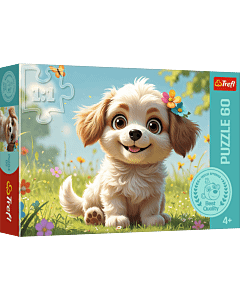 Puzzle 60 el. Szczeniaczkiem być!