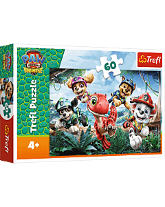 Puzzle Psi Patrol 60 el. Dinozaurom na ratunek - opakowanie 