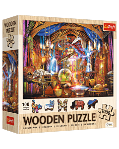 Puzzle drewniane 1000 el. Czarodziejska komnata - opakowanie