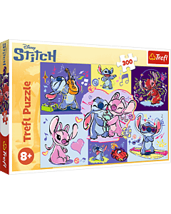 Puzzle Lilo & Stitch 300 el. Zakręcony Stitch - opakowanie
