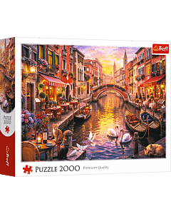 Puzzle 2000 el. Romantyczna Wenecja - opakowanie 
