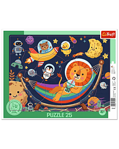 Puzzle ramkowe 25 el. Świat przyjaźni 