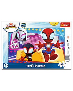 Puzzle ramkowe 15 el. Spidey, Pajęcza paczka
