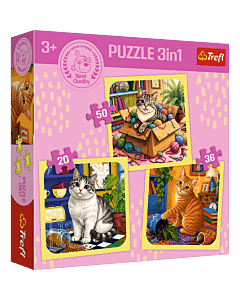 Puzzle 3w1 Radosne momenty - opakowanie 