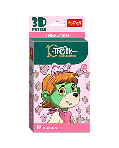 Puzzle 3D - Treflinka, Rodzina Treflik&oacute;w - opakowanie 