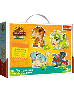 Puzzle Park Jurajski, Baby Classic Urocze dinozaury