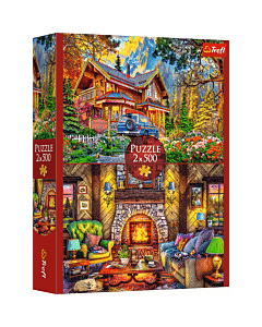 Puzzle 2 x 500 el. Wycieczka w góry