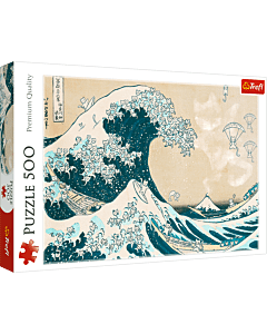 Puzzle 500 el.  Wielka kocia fala - opakowanie