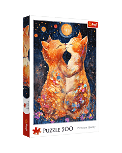 Puzzle 500 el. Pocałunek w świetle księżyca - opakowanie