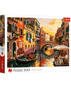 Puzzle 500 el. Wenecja o zachodzie słońca