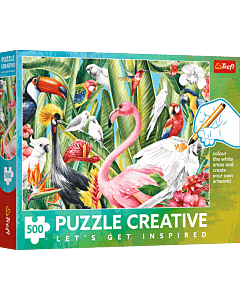 Puzzle 500 el. Rajskie Ptaki - opakowanie 