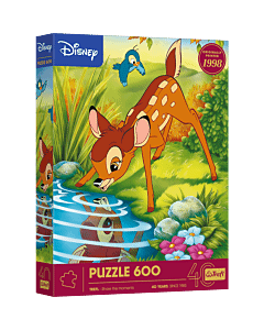 Puzzle 600 el. 40-lecie Trefl - Bambi - opakowanie