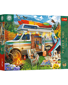 Puzzle 500 el. Premium Plus Quality, Mistrzostwa Europy, Tea Time: Kamper