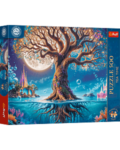 Puzzle 500 el. Premium Plus Quality, Mistrzostwa Europy, Tea Time: Magiczne drzewo