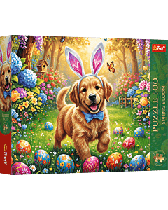 Puzzle Premium Plus Quality Spring Bloom 500 el. Wielkanocny piesek - opakowanie 