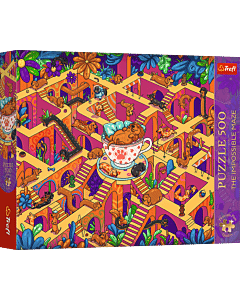 Puzzle Premium Plus Quality 500 el. The Impossible Maze: Wesołe jamniki - opakowanie 