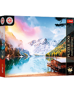 Puzzle 500 el. Premium Plus Quality, Mistrzostwa Polski, Park Przyrody Fanes-Sennes-Prags, Włochy - opakowanie 