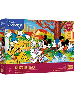 Puzzle 160 el. 40-lecie Trefl - Zabawa w kałużach