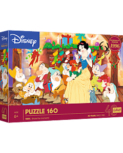 Puzzle Disney 160 el. 40-lecie Trefl - Baśniowe święta - opakowanie