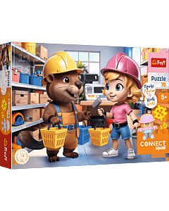 Puzzle Connect Squad 70 el. Connect Ivy - opakowanie 