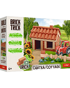 Klocki ceramiczne Brick Trick - Chatka / Cottage - opakowanie