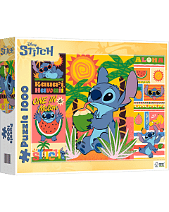Puzzle Lilo & Stitch 1000 el. Stitch na Hawajach