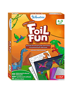 Zestaw kreatywny Skillmatics, Foil Fun, Kraina Dinozaurów - opakowanie