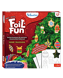 Zestaw kreatywny Skillmatics, Foil Fun, Ozdoby Świąteczne - opakowanie