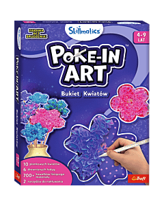 Zestaw kreatywny Skillmatics, Poke-In Art, Bukiet Kwiatów - opakowanie