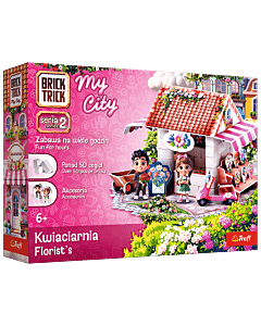 Klocki ceramiczne Brick Trick My City - Kwiaciarnia - opakowanie 