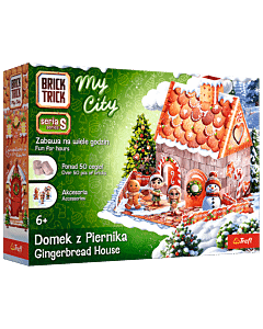 Klocki ceramiczne Brick Trick My City - Domek z piernika - opakowanie 