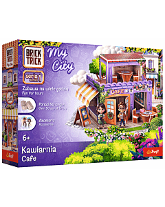 Klocki ceramiczne Brick Trick My City  - Kawiarnia  - opakowanie