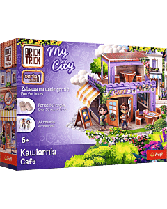 Klocki ceramiczne Brick Trick My City  - Kawiarnia  - opakowanie