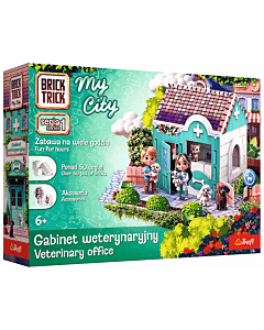 Klocki ceramiczne Brick Trick My City  - Gabinet weterynaryjny - opakowanie