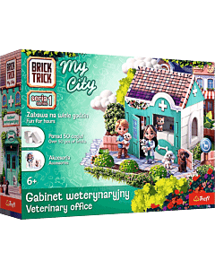 Klocki ceramiczne Brick Trick My City  - Gabinet weterynaryjny - opakowanie