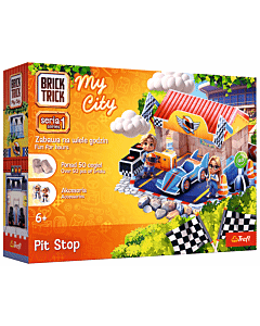 Klocki ceramiczne Brick Trick My City  - Pit Stop - opakowanie