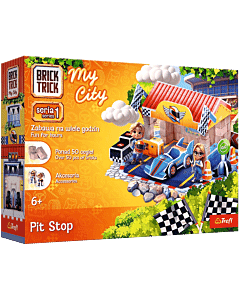Klocki ceramiczne Brick Trick My City  - Pit Stop - opakowanie