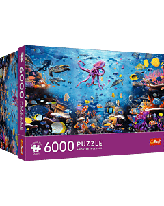 Puzzle Premium Plus Quality 6000 el. Życie na Rafie Koralowej - opakowanie
