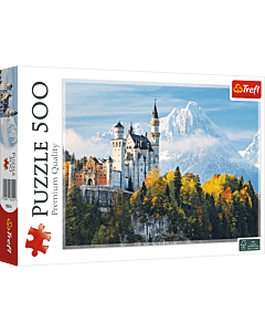 Puzzle 500 el. Zamek Nauschwanstein, Niemcy
