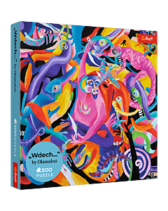 Puzzle kwadratowe 500 el. Wdech... by Olamaloú - opakowanie