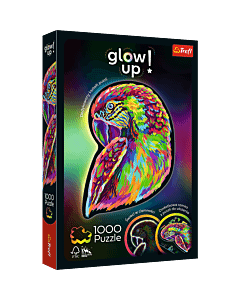 Puzzle 1000 el. Glow up Papuga  - opakowanie 