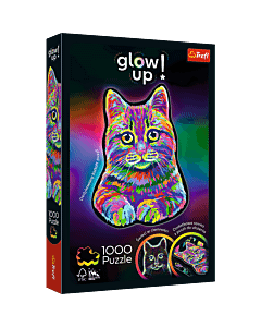 Puzzle 1000 el. Glow up Kotek - opakowanie 
