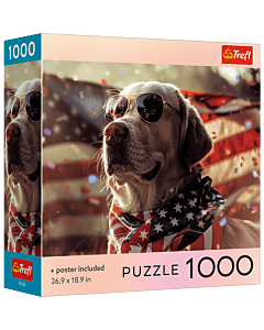 Puzzle 1000 el. USA Collection: American Dog