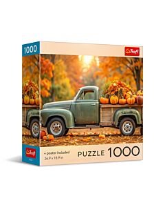 Puzzle 1000 el. USA Collection: Autumn Truck - opakowanie