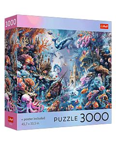 Puzzle 3000 el. USA Collection: Underwater Life - opakowanie 