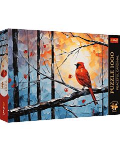 Puzzle Premium Plus Quality 1000 el. Peaceful Cardinal  - opakowanie