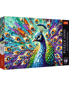 Puzzle Premium Plus Quality 1000 el. Colorful Peacock - opakowanie
