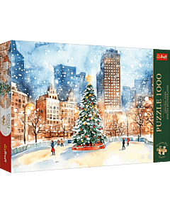 Puzzle Premium Plus Quality 1000 el. Central Park Winter Wonderland - opakowanie