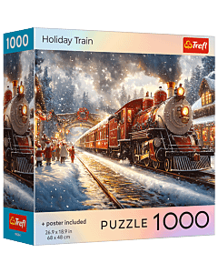 Puzzle 1000 el. USA Collection: Holiday Train - opakowanie